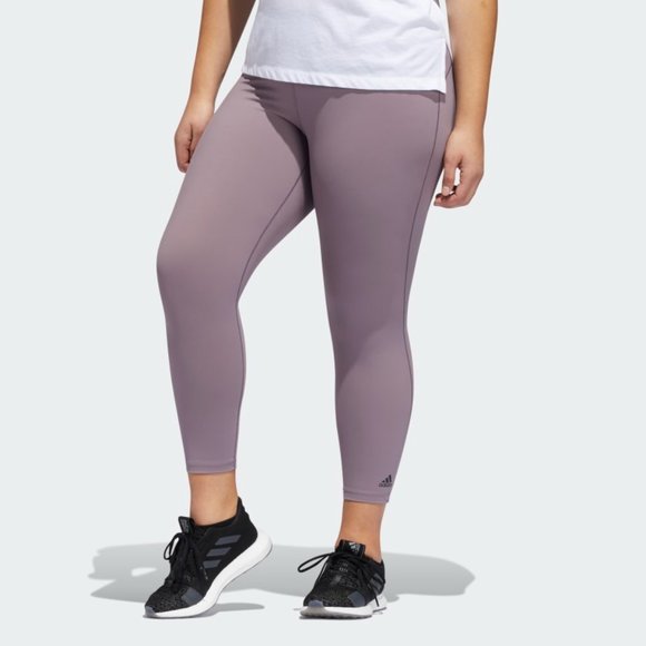 adidas Pants - ADIDAS BELIEVE THIS SOLID 7/8 TIGHTS​ (PLUS SIZE)